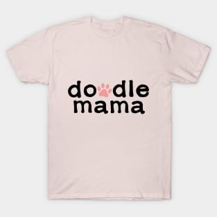 doodle mom with paw print T-Shirt